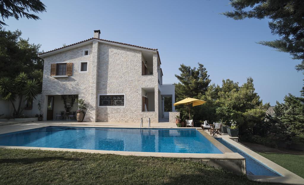 Villa Corina Near The Airport Kouvarás 外观 照片